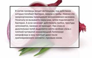 Сок лука от насморка: рецепт капель для лечения заложенности носа
