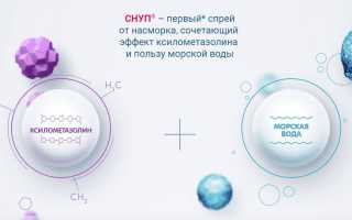 Применение спрея Снуп при лечении ринита