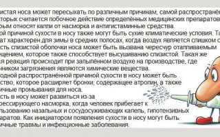 Масляные капли в нос для увлажнения слизистой носа